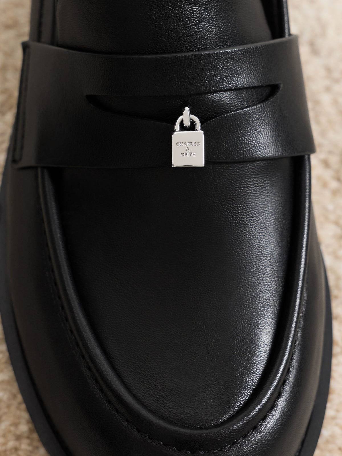 CHARLES & KEITH Popular | Griselda Loafers - Black