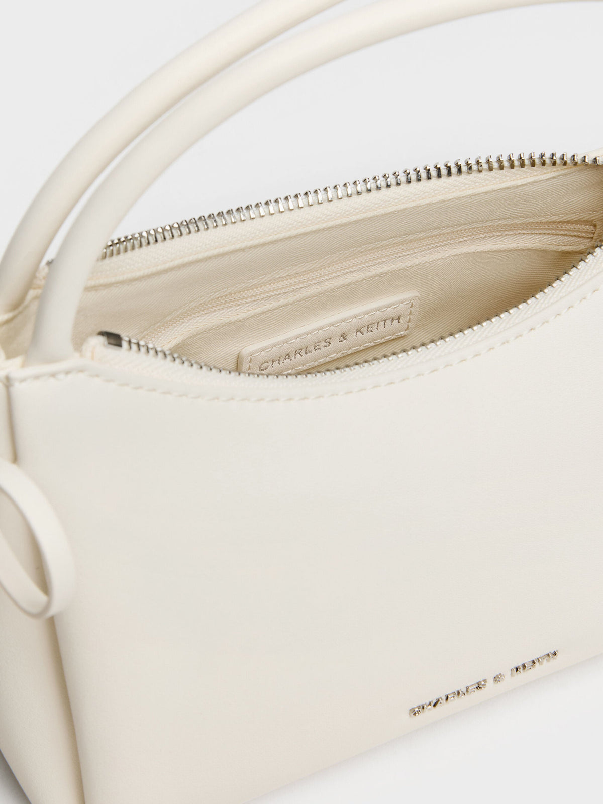 CHARLES & KEITH Sale | Hazel Bow Top Handle Bag - Cream