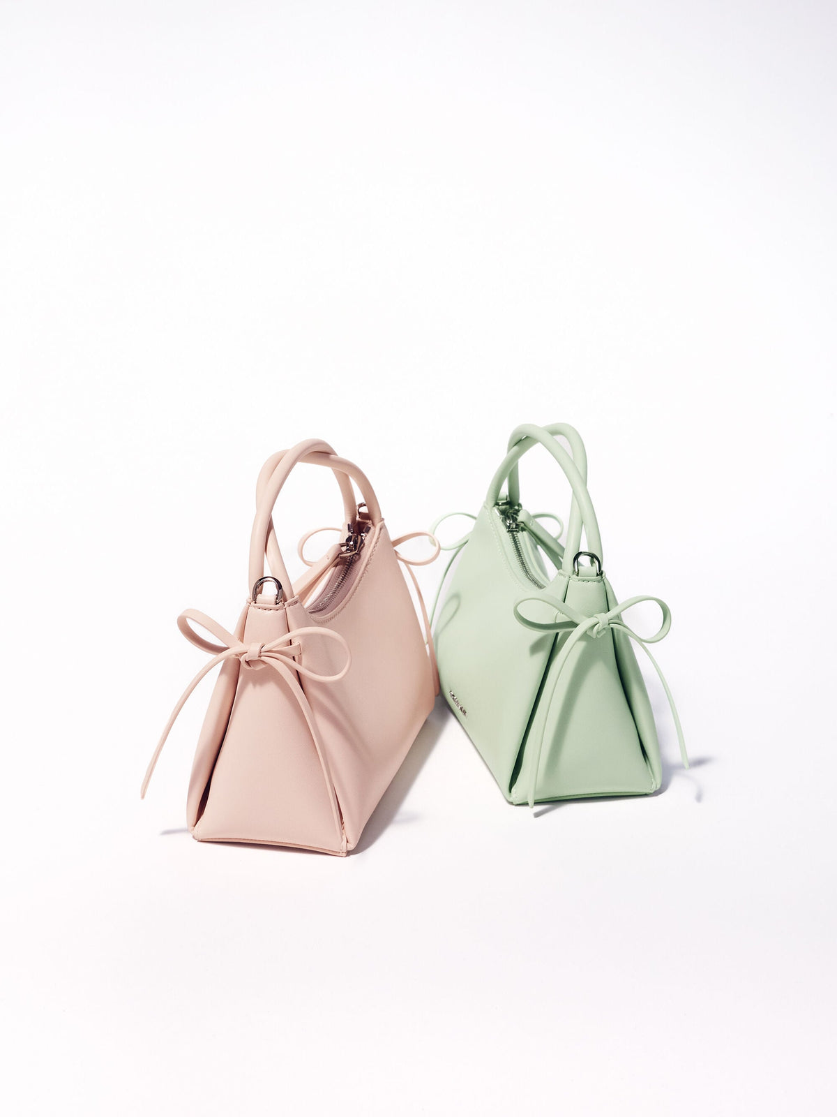 CHARLES & KEITH Trending | Hazel Bow Top Handle Bag - Soft Pink