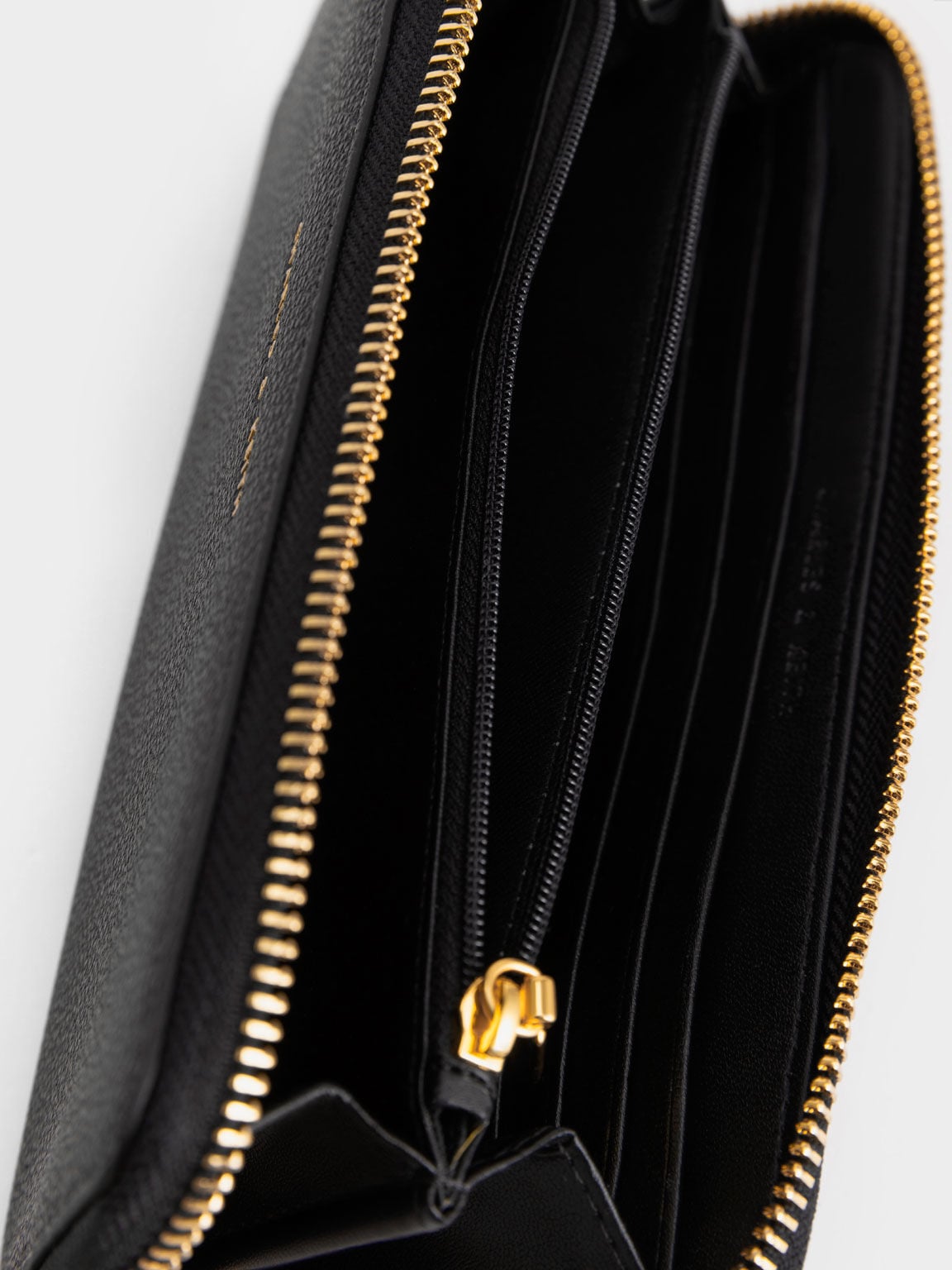 CHARLES & KEITH New | Dulcie Zip-Around Long Wallet - Black