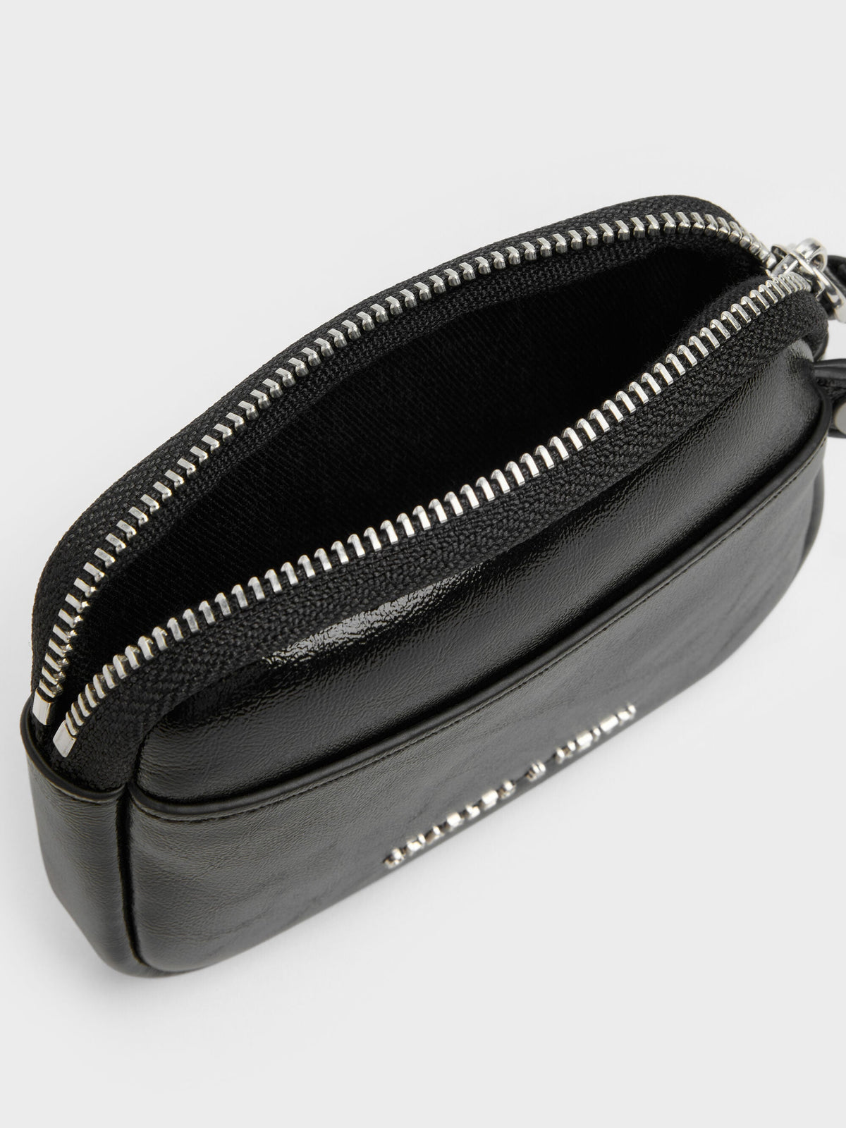 CHARLES & KEITH Essential | Tatiana Zip-Around Card Holder - Noir