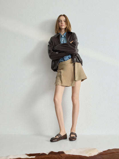 CHARLES & KEITH Discount | Aether Grommet Studded Mary Jane Flats - Dark Brown
