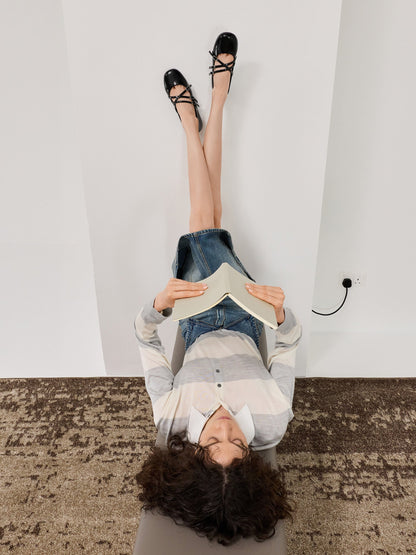 CHARLES & KEITH Featured | Patent Triple-Strap Mary Jane Flats - Black Patent