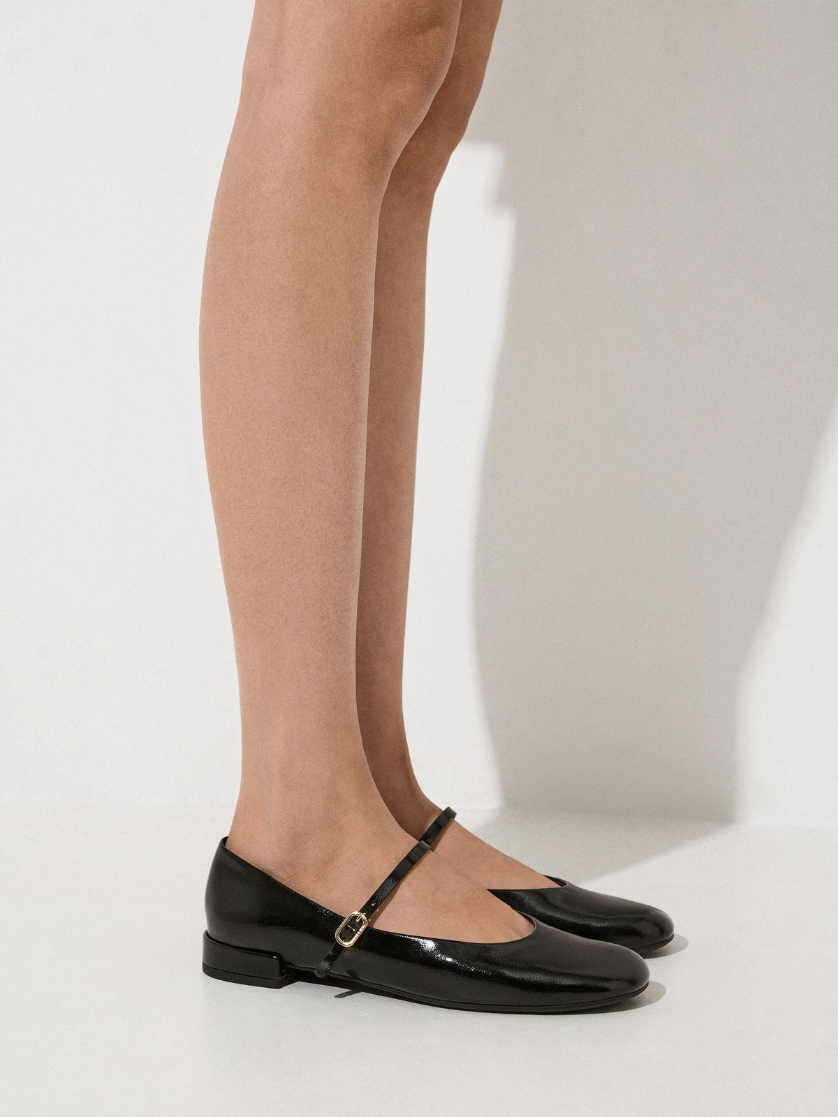 CHARLES & KEITH Latest | Gertrude Patent Mary Janes - Black Patent