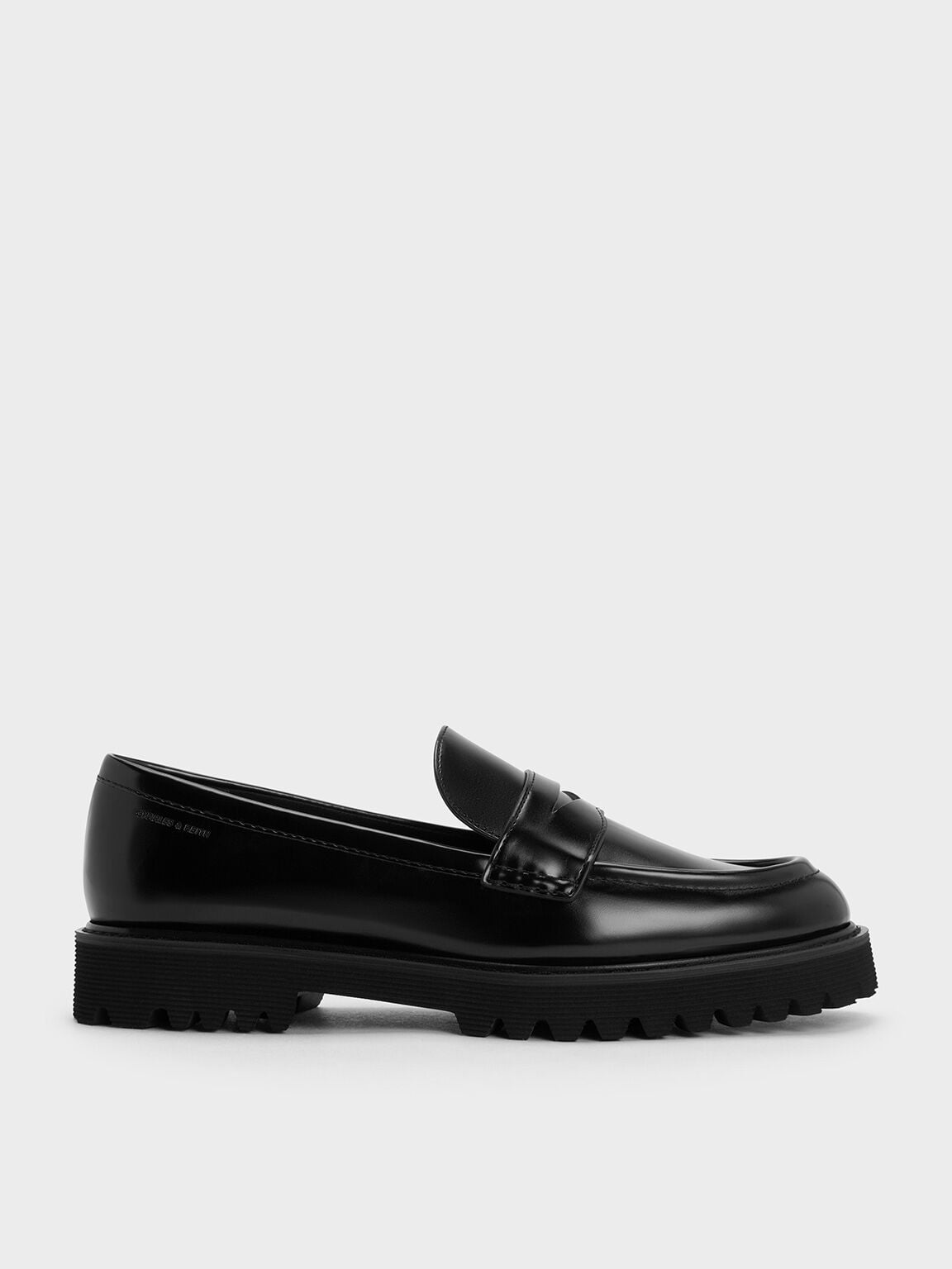 CHARLES & KEITH Great Value | Kaiya Penny Loafers - Black Box