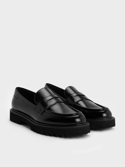 CHARLES & KEITH Great Value | Kaiya Penny Loafers - Black Box