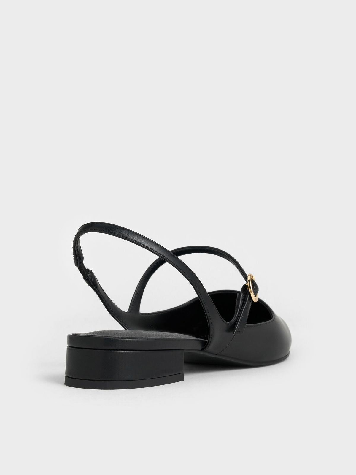 CHARLES & KEITH Recommended | Roxane Slingback Mary Jane Flats - Black
