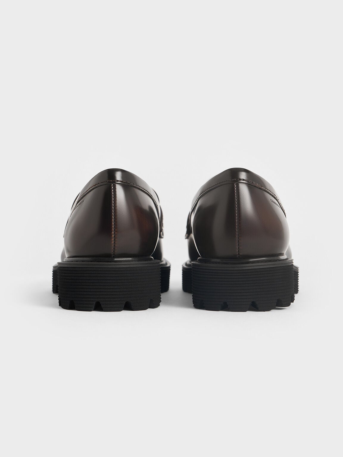CHARLES & KEITH Exclusive | Kaiya Penny Loafers - Dark Brown