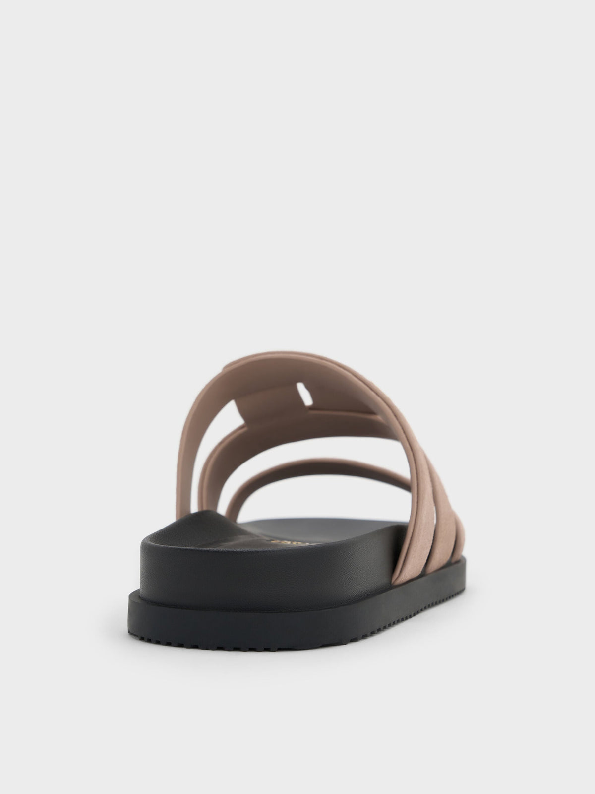 CHARLES & KEITH Customer Favorite | Petina Suede Flatform Sandals - Taupe