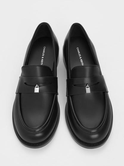 CHARLES & KEITH Popular | Griselda Loafers - Black