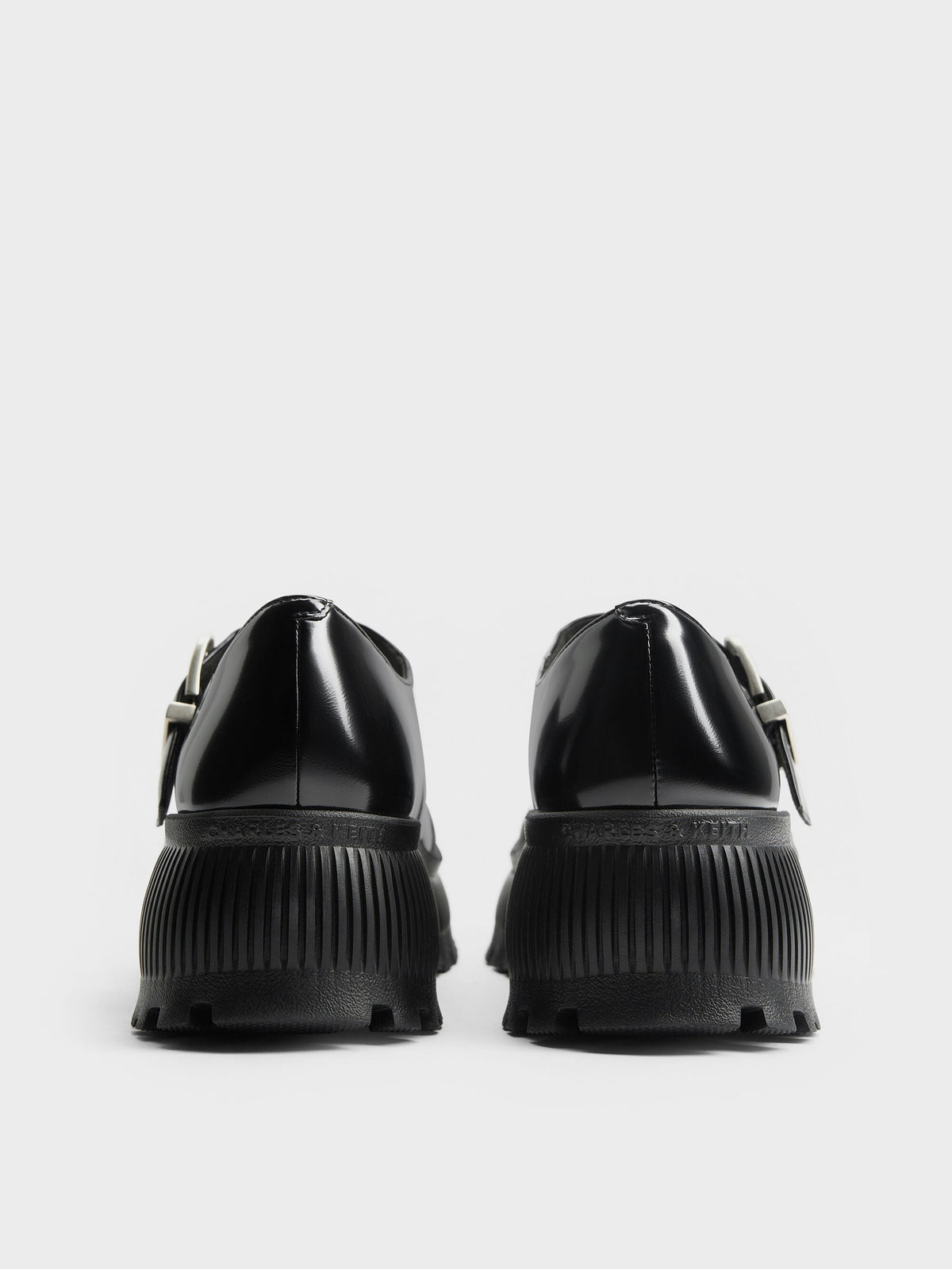 CHARLES & KEITH Trending | Darra Platform Mary Janes - Black Box