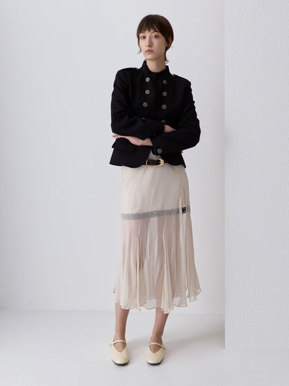 CHARLES & KEITH Top Pick | Marie Pearl Mary Jane Flats - Cream