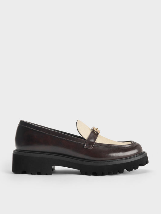 CHARLES & KEITH Value | Lando Canvas Platform Loafers - Multi