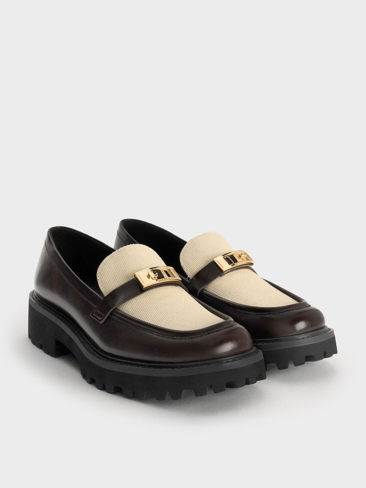CHARLES & KEITH Value | Lando Canvas Platform Loafers - Multi