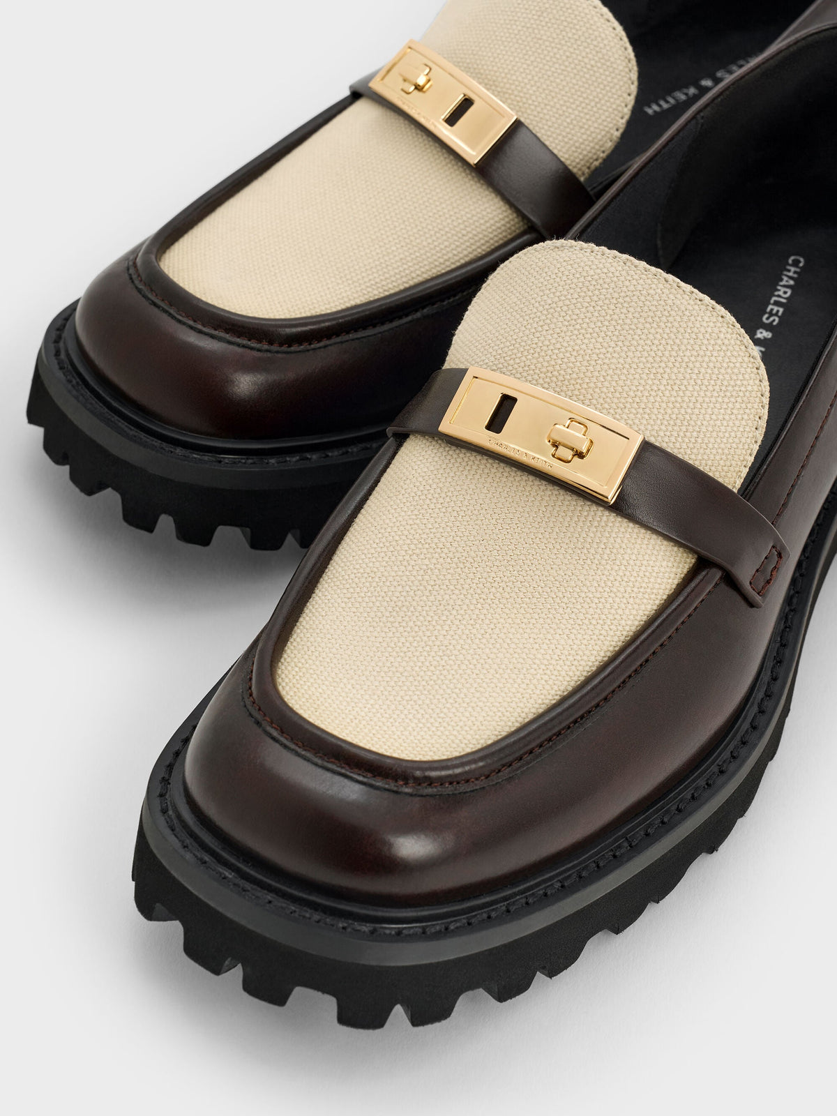 CHARLES & KEITH Value | Lando Canvas Platform Loafers - Multi