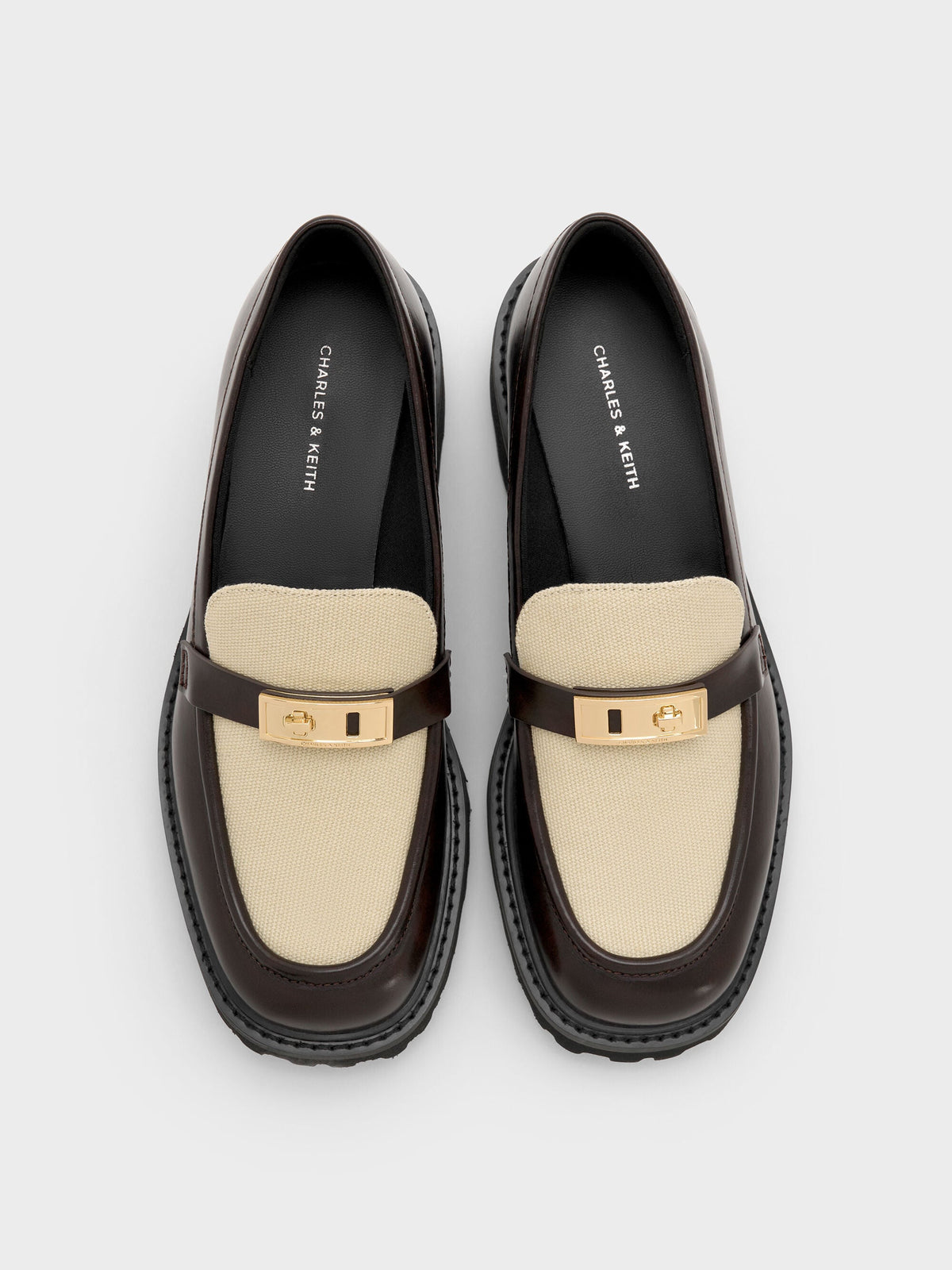 CHARLES & KEITH Value | Lando Canvas Platform Loafers - Multi