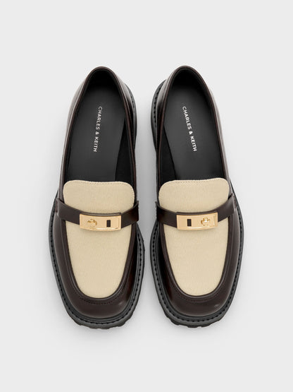 CHARLES & KEITH Value | Lando Canvas Platform Loafers - Multi