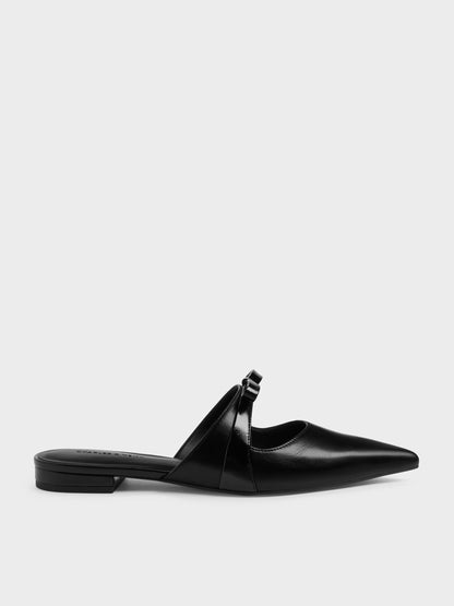 CHARLES & KEITH Recommended | Kaleen Pointed Mules - Black