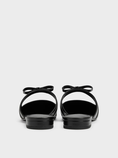 CHARLES & KEITH Recommended | Kaleen Pointed Mules - Black