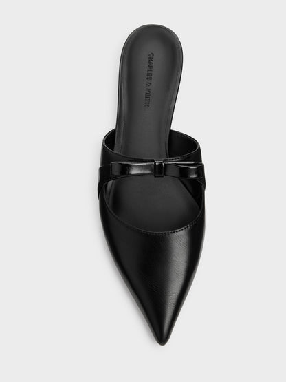 CHARLES & KEITH Recommended | Kaleen Pointed Mules - Black