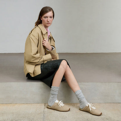 CHARLES & KEITH Sale | Lace-Up Sneaker Mules - Taupe