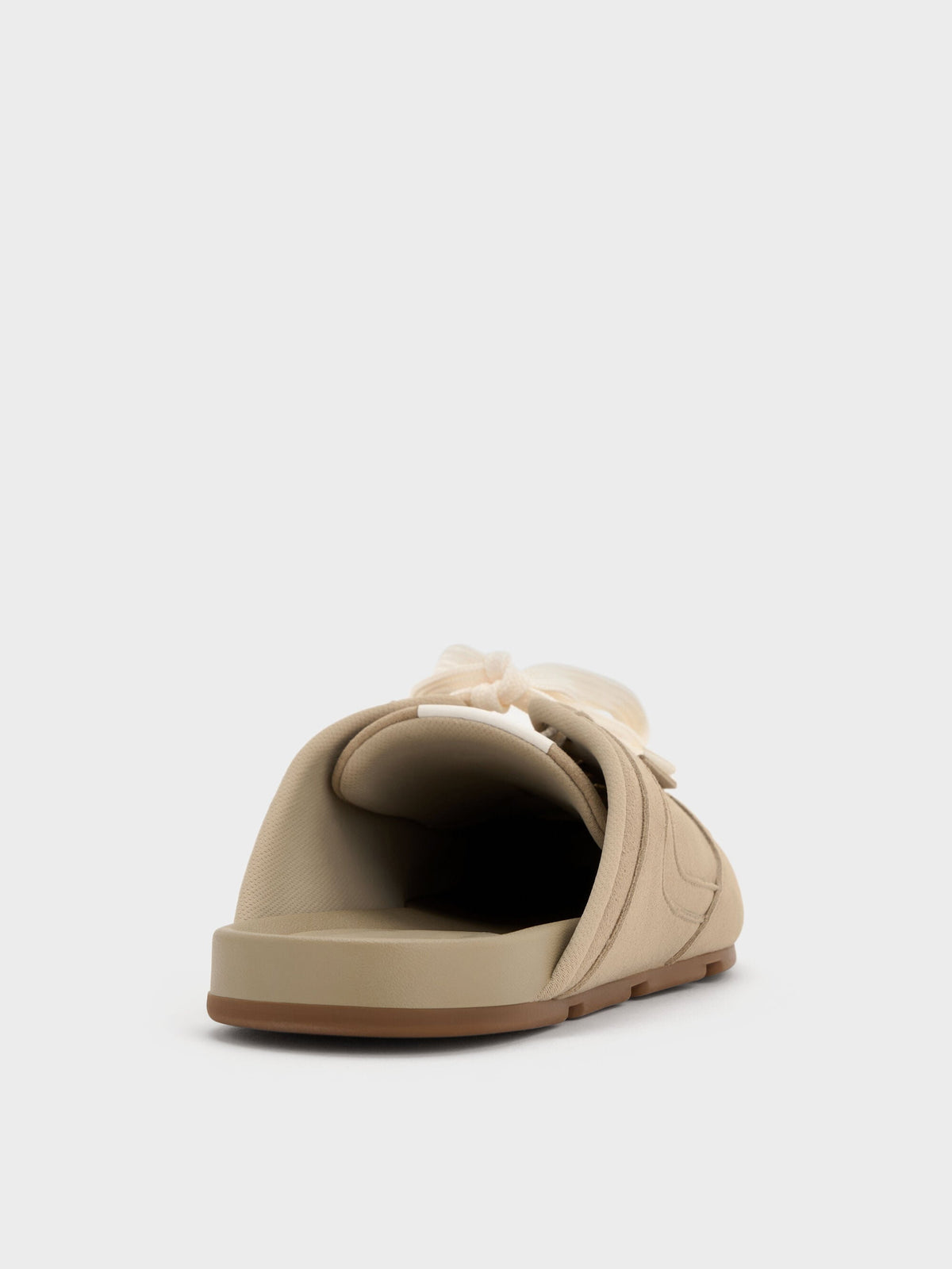 CHARLES & KEITH Sale | Lace-Up Sneaker Mules - Taupe