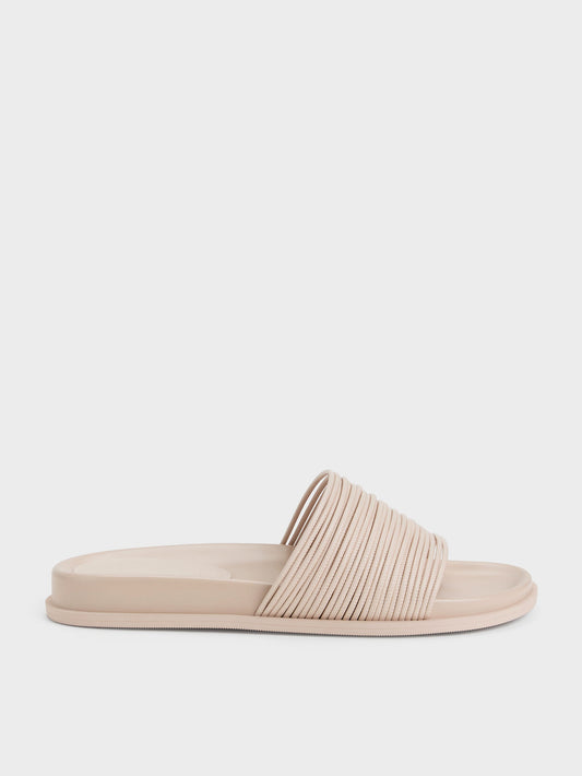 CHARLES & KEITH Special Offer | Fianna Strappy Slide Sandals - Beige