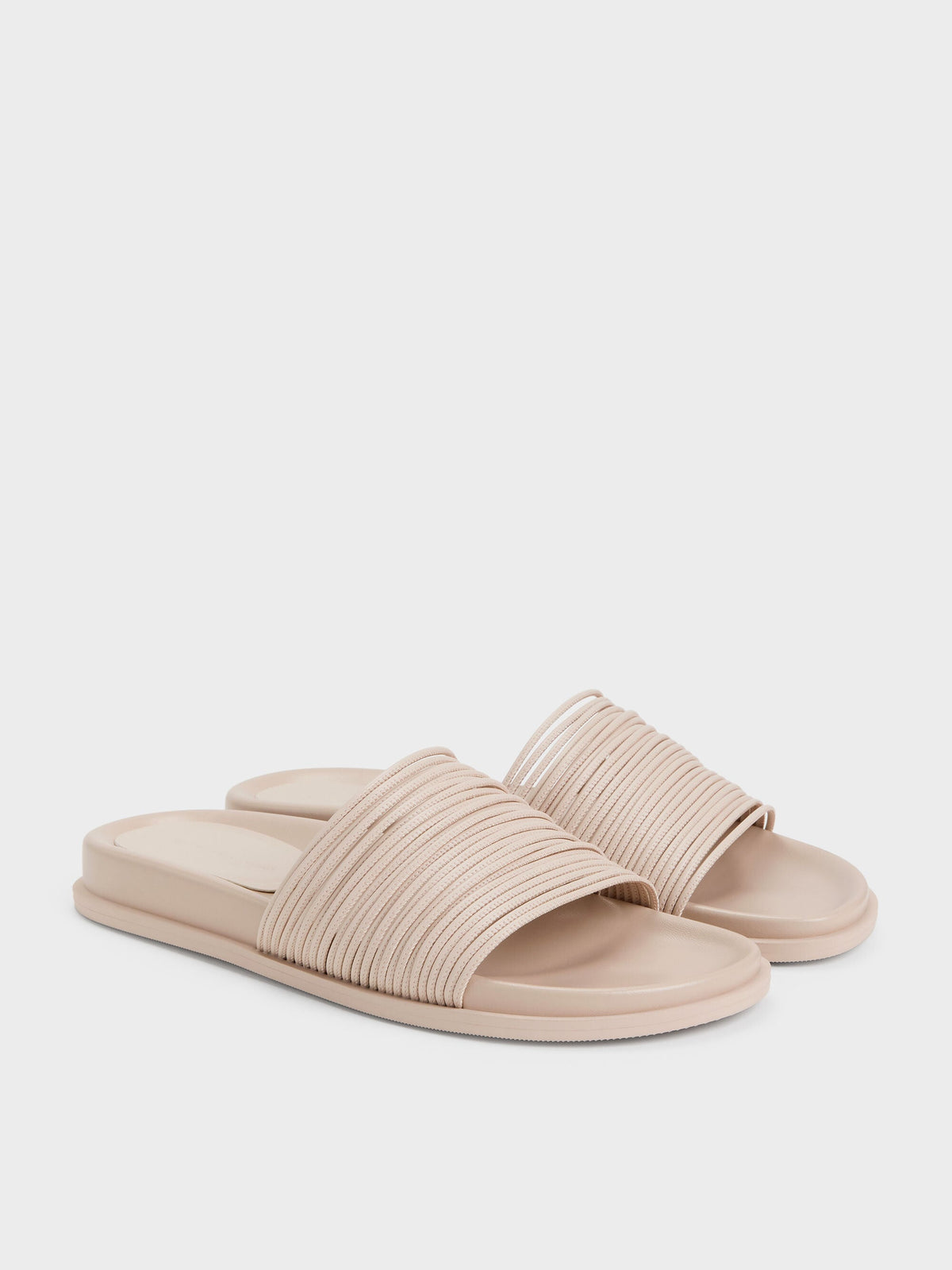 CHARLES & KEITH Special Offer | Fianna Strappy Slide Sandals - Beige
