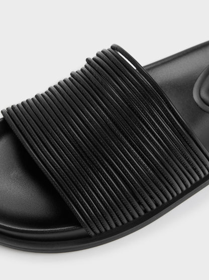CHARLES & KEITH New | Fianna Strappy Slide Sandals - Black