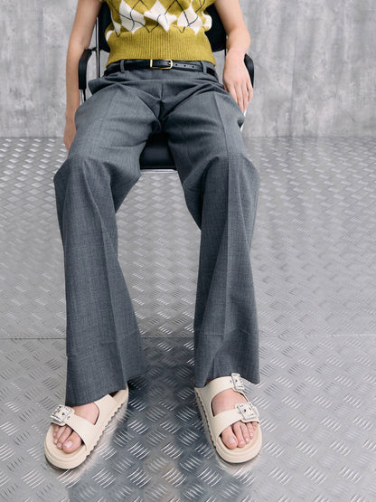 CHARLES & KEITH Hot Sale | Gem-Buckle Double-Strap Sandals - Chalk