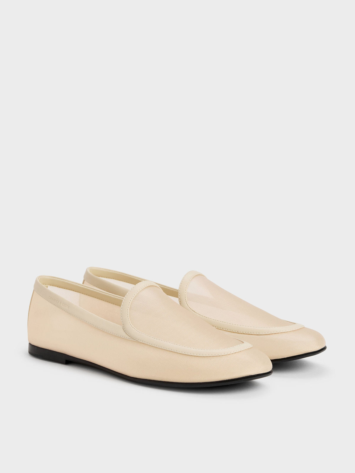 CHARLES & KEITH Quality | Mackie Mesh Loafers - Beige