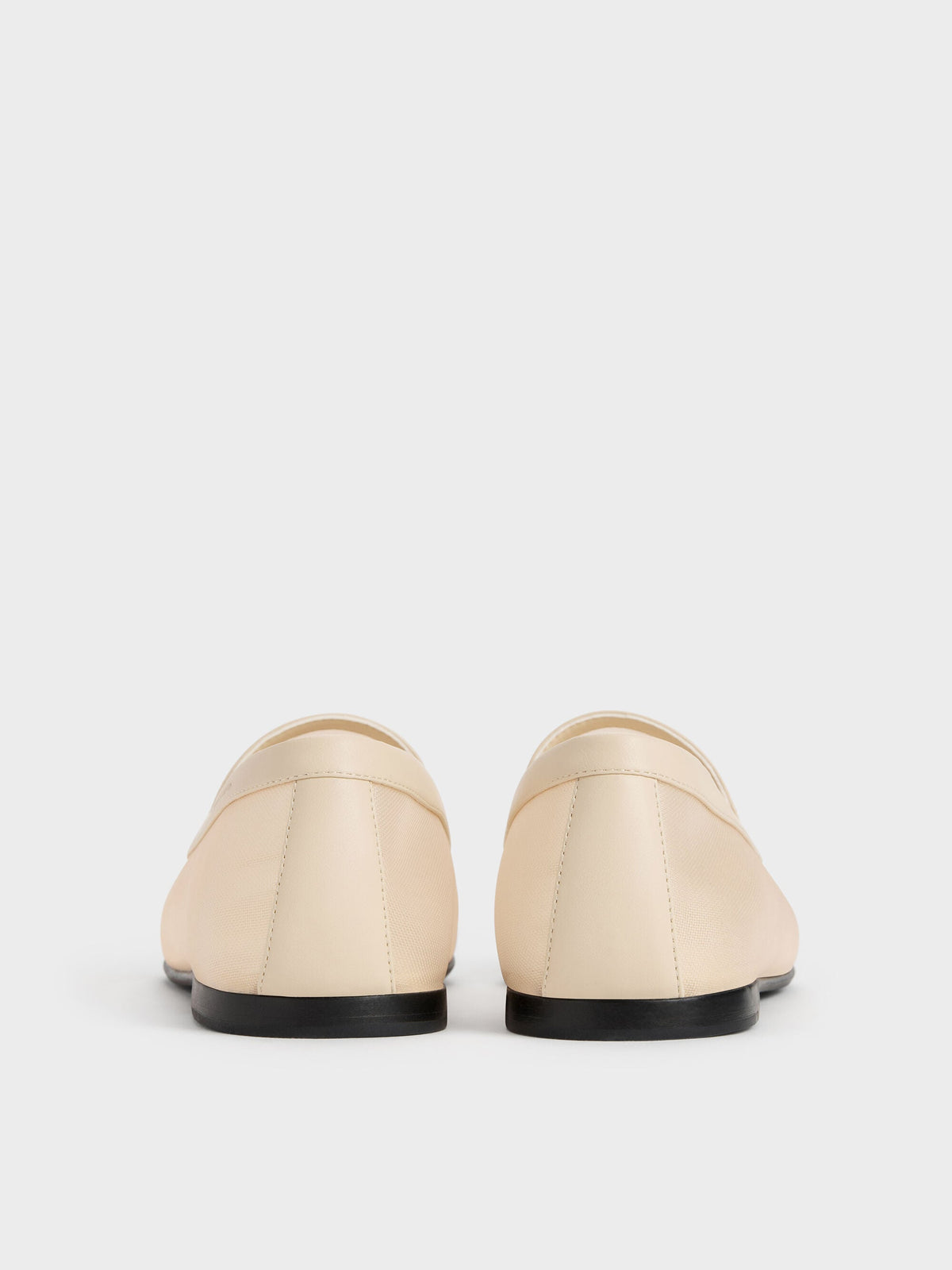 CHARLES & KEITH Quality | Mackie Mesh Loafers - Beige