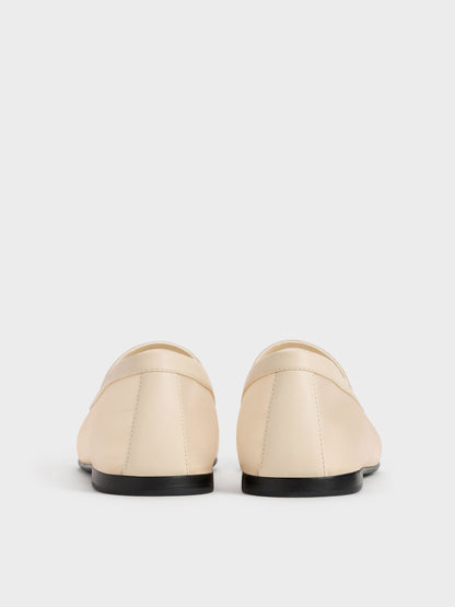 CHARLES & KEITH Quality | Mackie Mesh Loafers - Beige