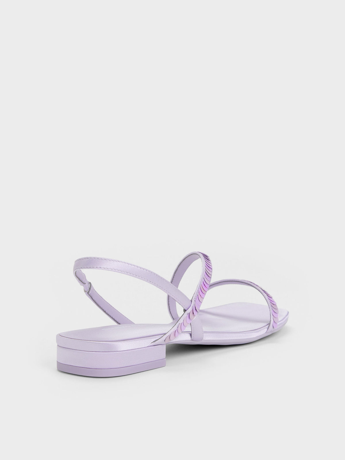 CHARLES & KEITH Featured | Briella Sequinned Strappy Sandals - Lilac