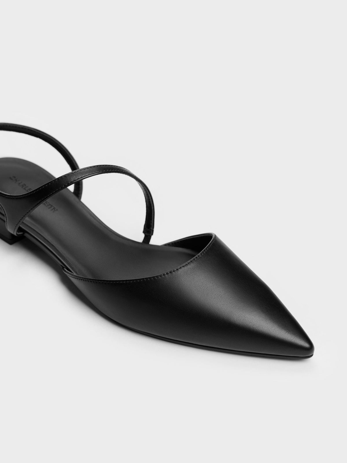 CHARLES & KEITH Best Price | Cordelia Pointed Slingback Flats - Black