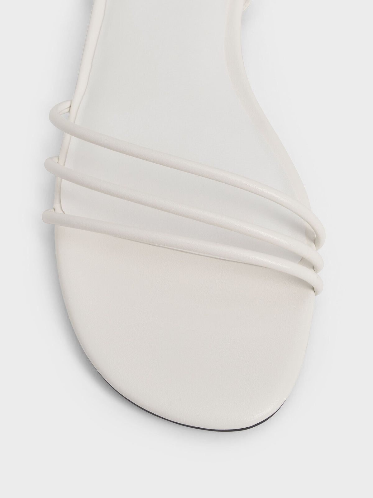 CHARLES & KEITH Featured | Triple-Strap Sandals - White