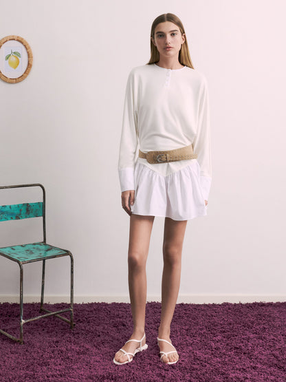 CHARLES & KEITH Hot Sale | Arden Wavy Toe-Ring Sandals - Chalk