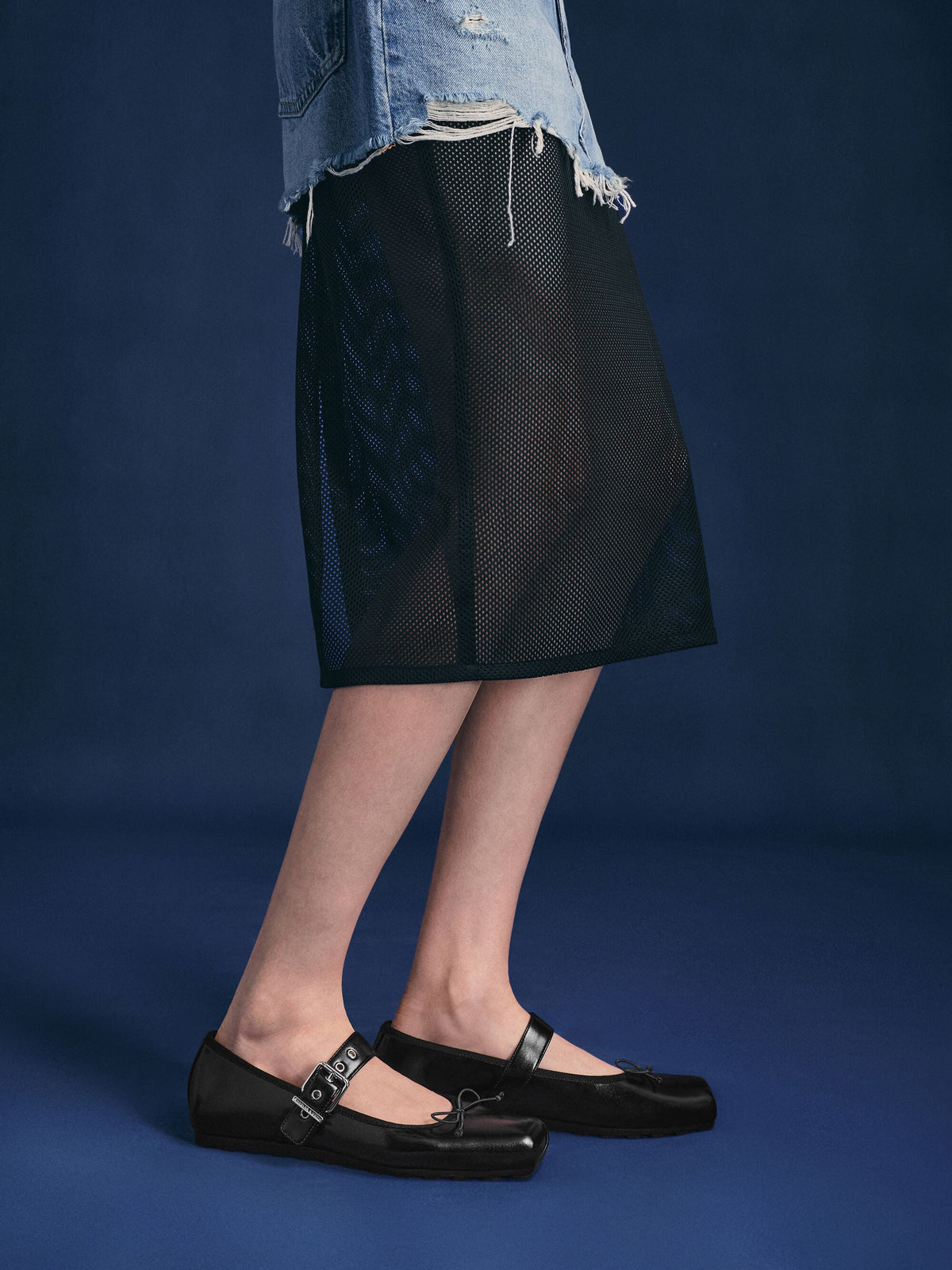CHARLES & KEITH Everyday | Myler Bow Mary Janes - Black