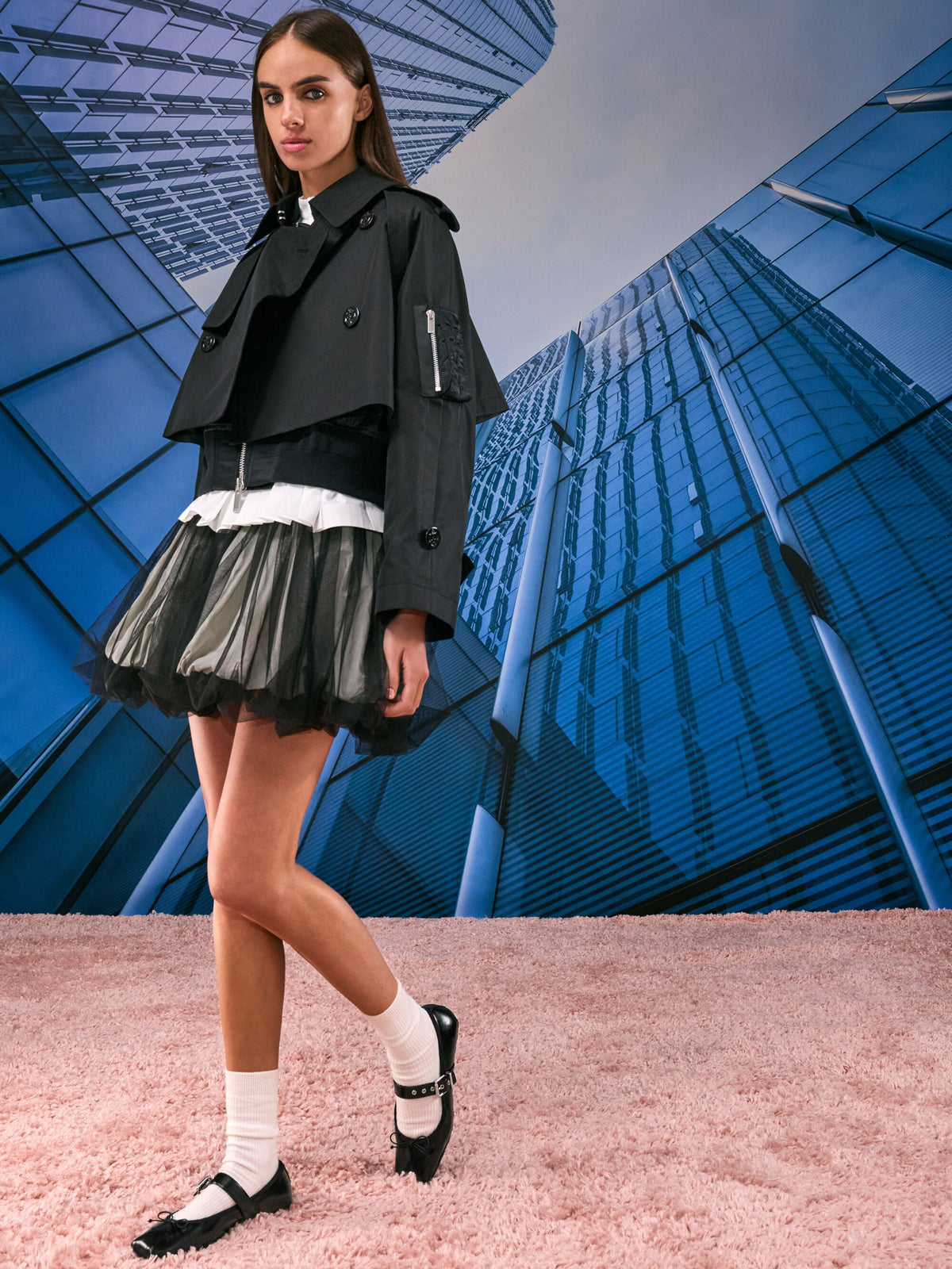 CHARLES & KEITH Everyday | Myler Bow Mary Janes - Black