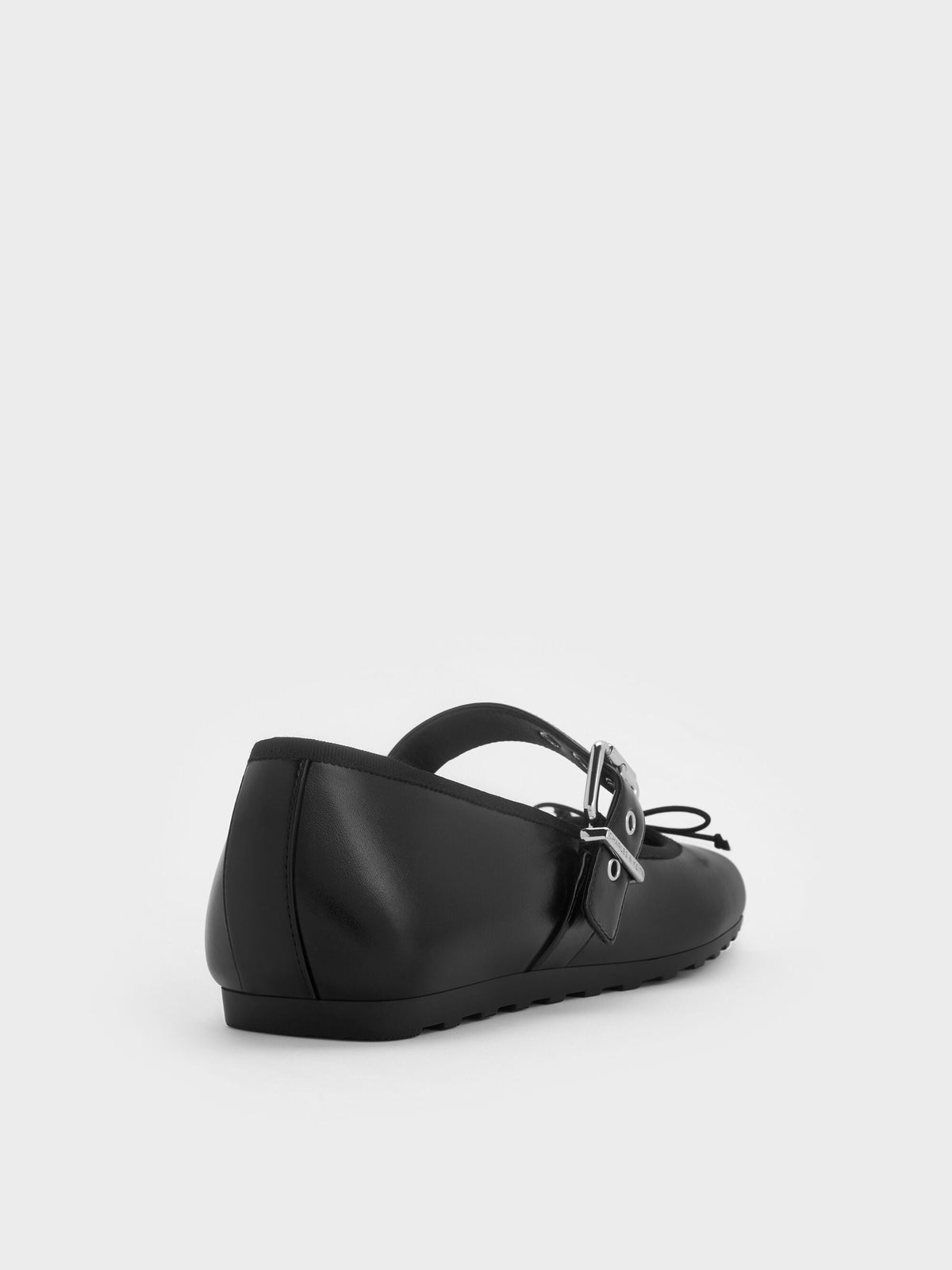CHARLES & KEITH Everyday | Myler Bow Mary Janes - Black
