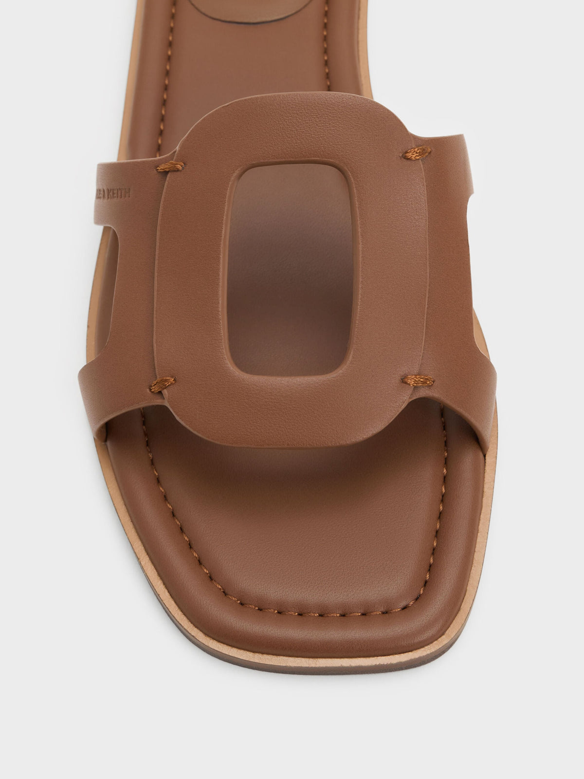 CHARLES & KEITH Special Offer | Easley Cut-Out Slide Sandals - Caramel