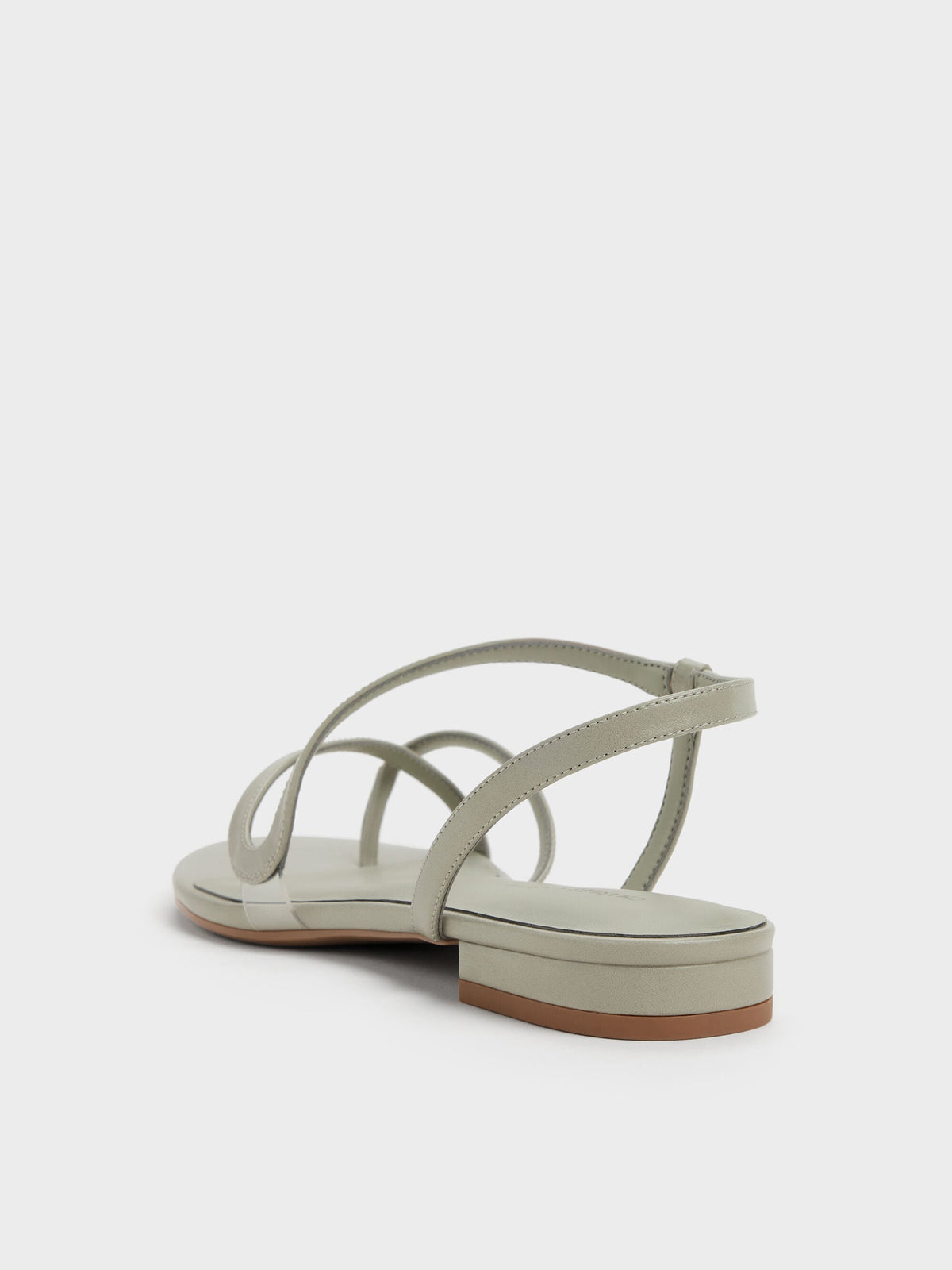 CHARLES & KEITH Great Value | Arden Wavy Toe-Ring Sandals - Mint Green
