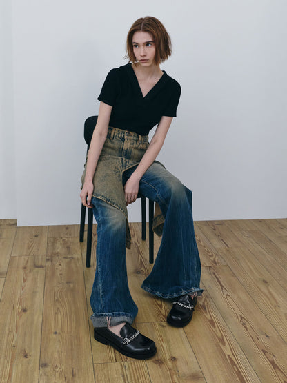 CHARLES & KEITH Everyday | Georgie Chain Loafers - Black Box