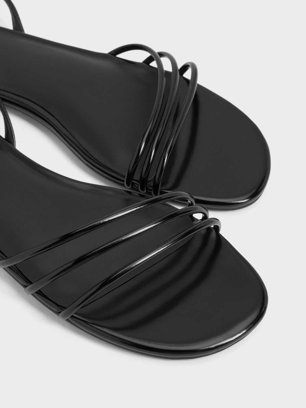 CHARLES & KEITH Exclusive | Triple-Strap Sandals - Black Box