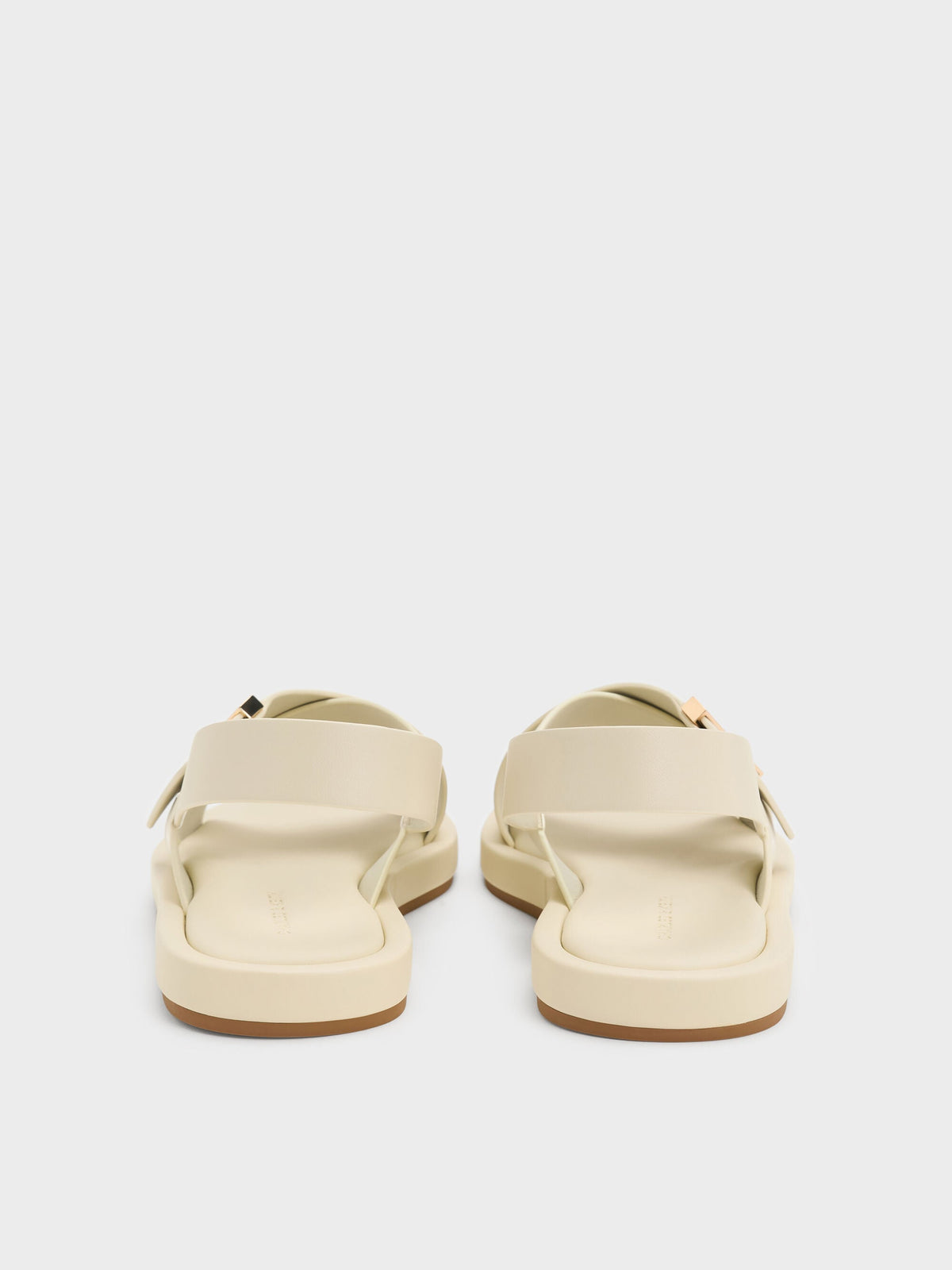 CHARLES & KEITH Deals | Audra Crossover Slingback Sandals - Chalk