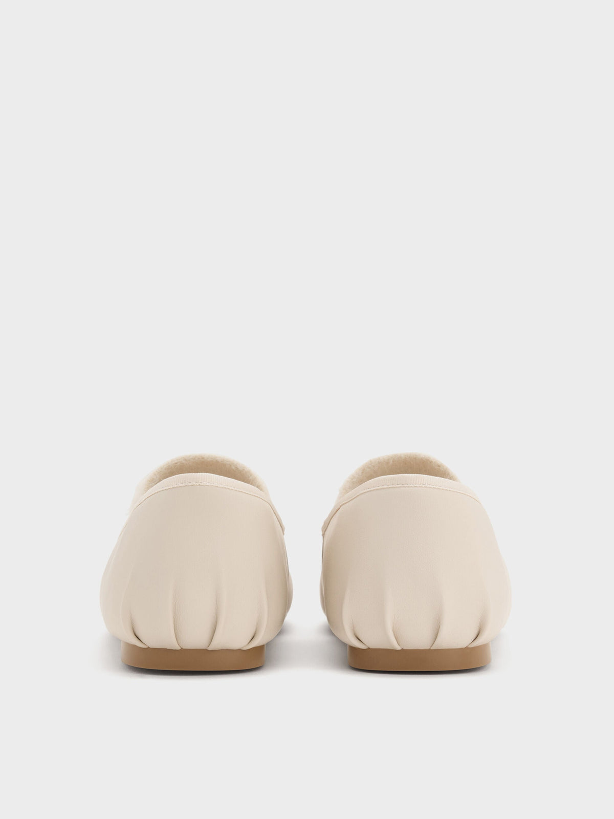 CHARLES & KEITH Best Seller | Winona Mary Jane Flats - Chalk