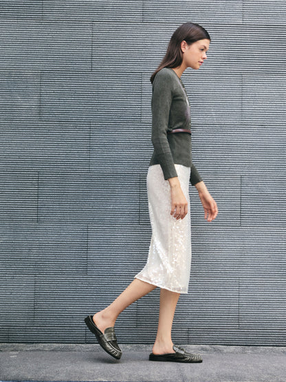 CHARLES & KEITH Customer Favorite | Dylan Penny Loafer Mules - Grey