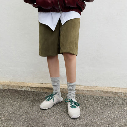 CHARLES & KEITH Essential | Mesh Lace-Up Sneaker Mules - White
