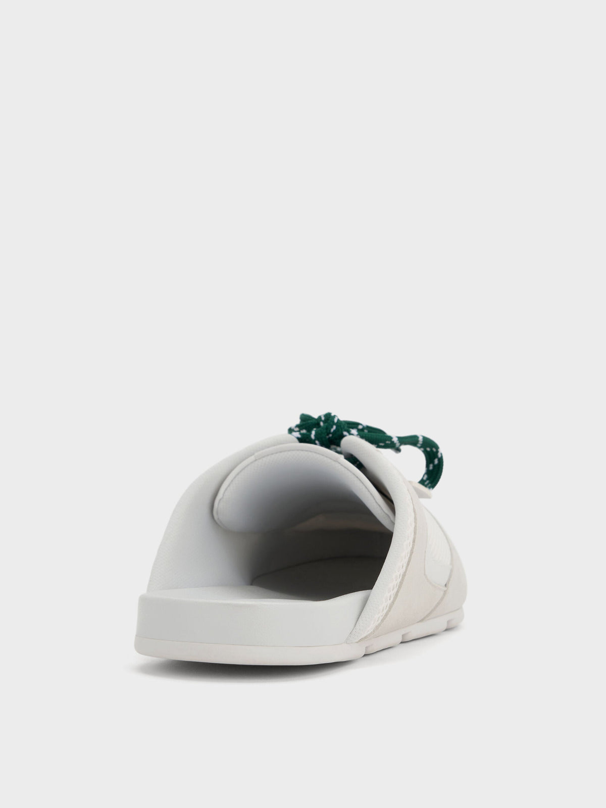 CHARLES & KEITH Essential | Mesh Lace-Up Sneaker Mules - White