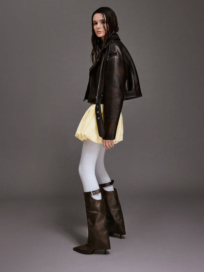 CHARLES & KEITH Trending | Cut-Out Stiletto Knee-High Boots - Brown